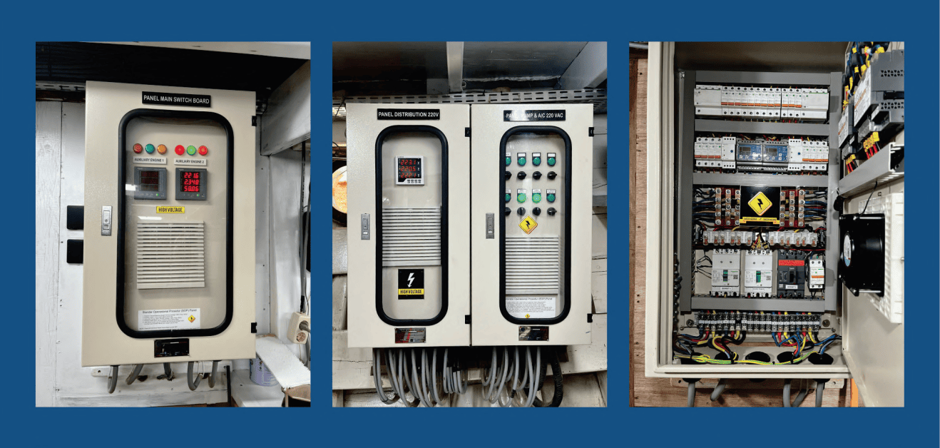 Panel Distribusi Genset Kapal